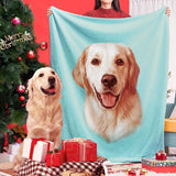 Custom Dog Fleece Blanket (Ultra Soft)