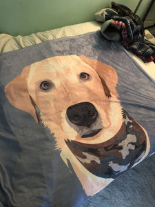 Custom Pet Fleece Blanket (Ultra Soft)