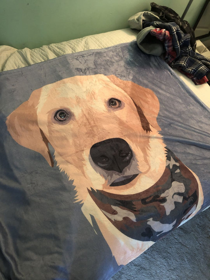 Custom Pet Fleece Blanket (Ultra Soft)