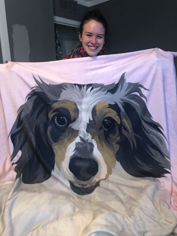 Custom Pet Fleece Blanket (Ultra Soft)