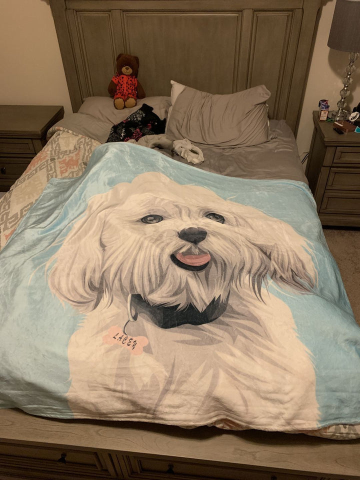 Custom Pet Fleece Blanket (Ultra Soft)