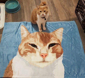 Custom Pet Fleece Blanket (Ultra Soft)