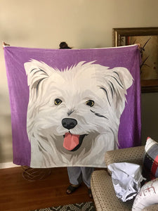 Custom Pet Fleece Blanket (Ultra Soft)