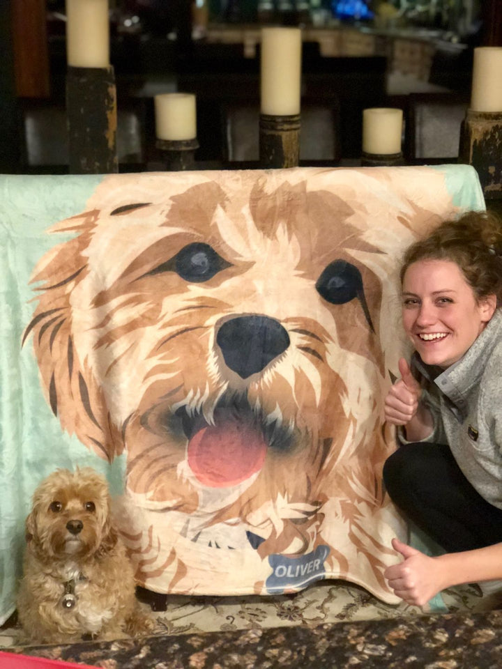 Custom Pet Fleece Blanket (Ultra Soft)