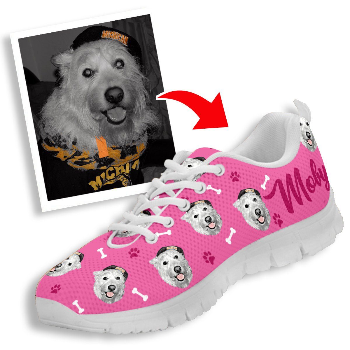 Shoes with your dogs face Clearance